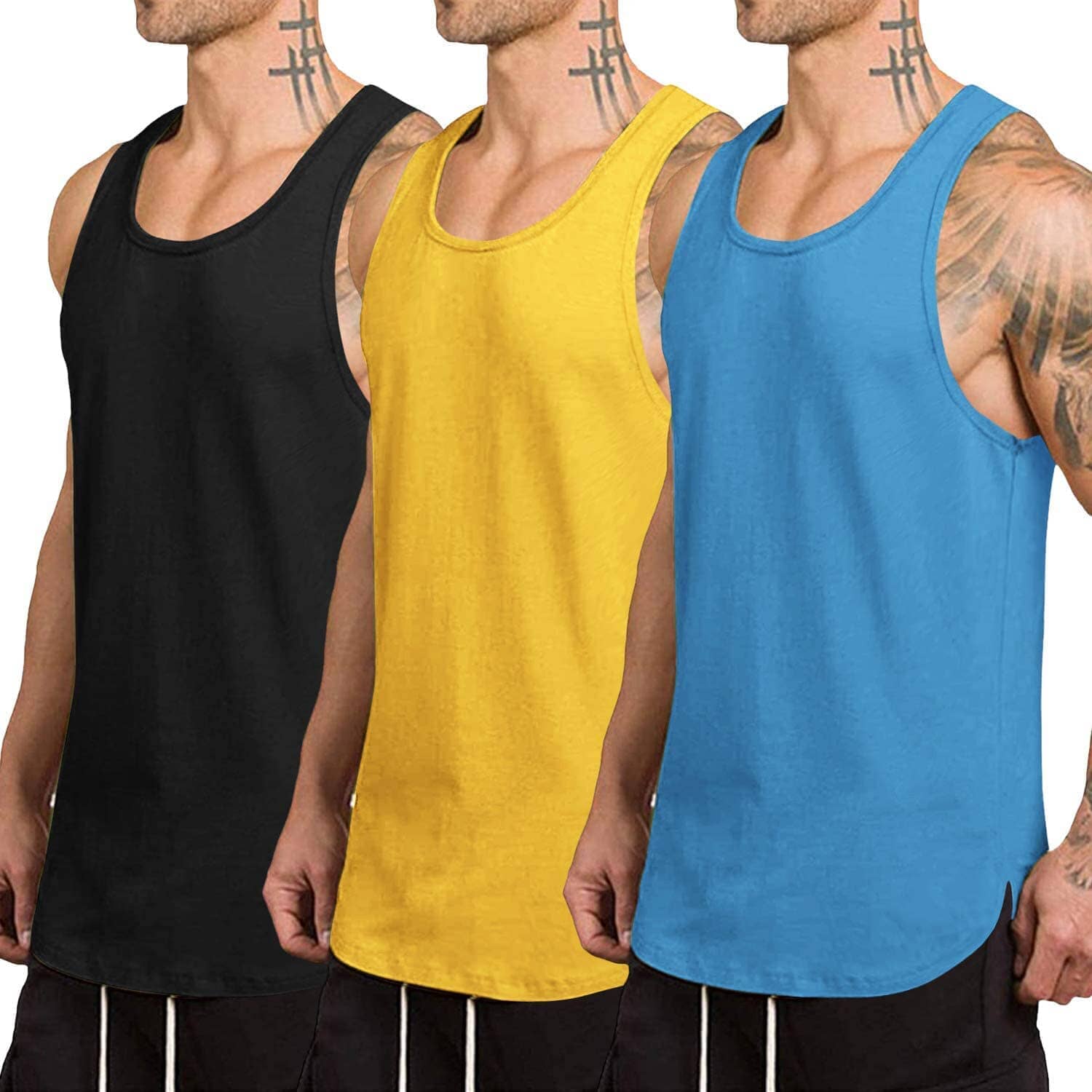 3-Pack Snabbtorkande Gym Väst