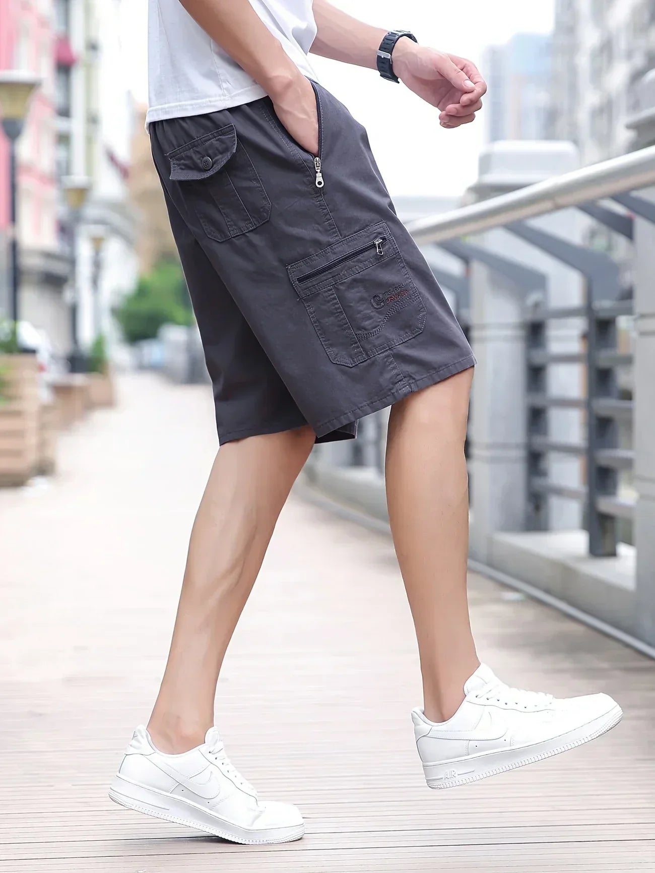 Leblanc™ | Lätta Cargoshorts med Fickor