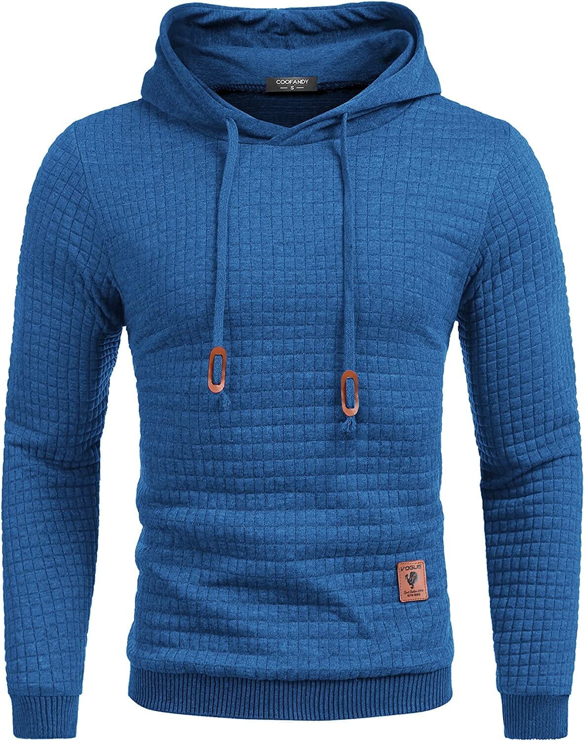 Gym Dragsnöre Rutig Jacquard Hoodie