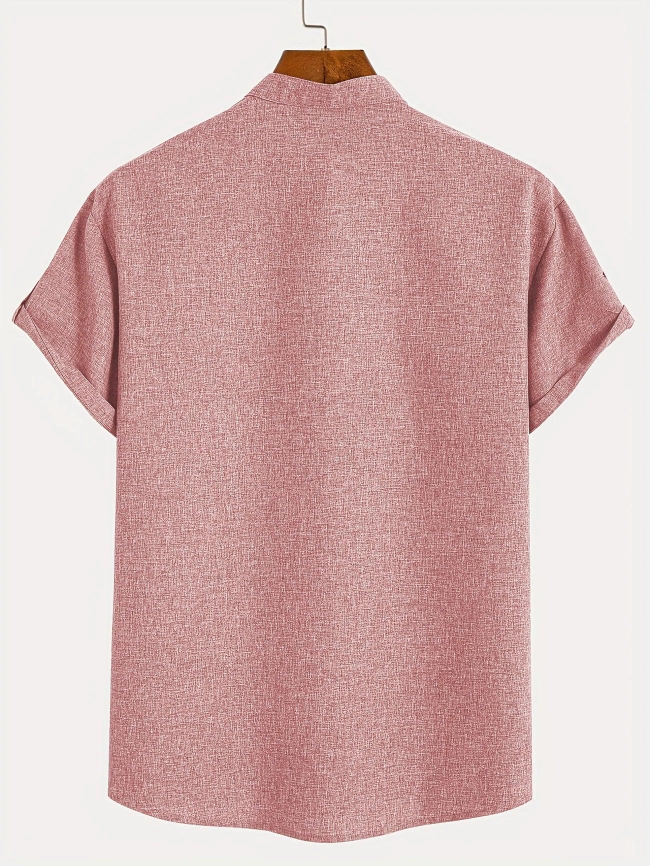 Leblanc™ | Elegant Kortärmd Skjorta med Ståkrage