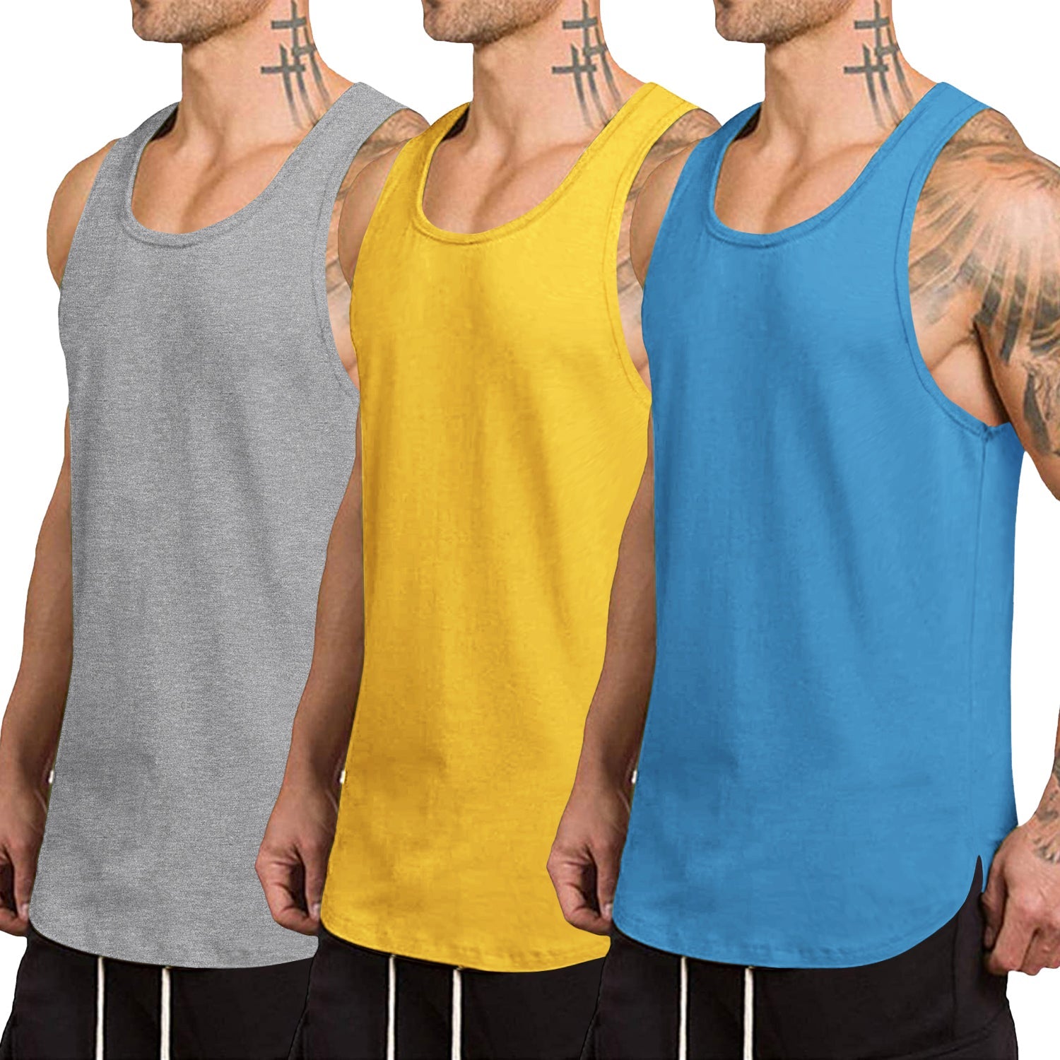 3-Pack Snabbtorkande Gym Väst
