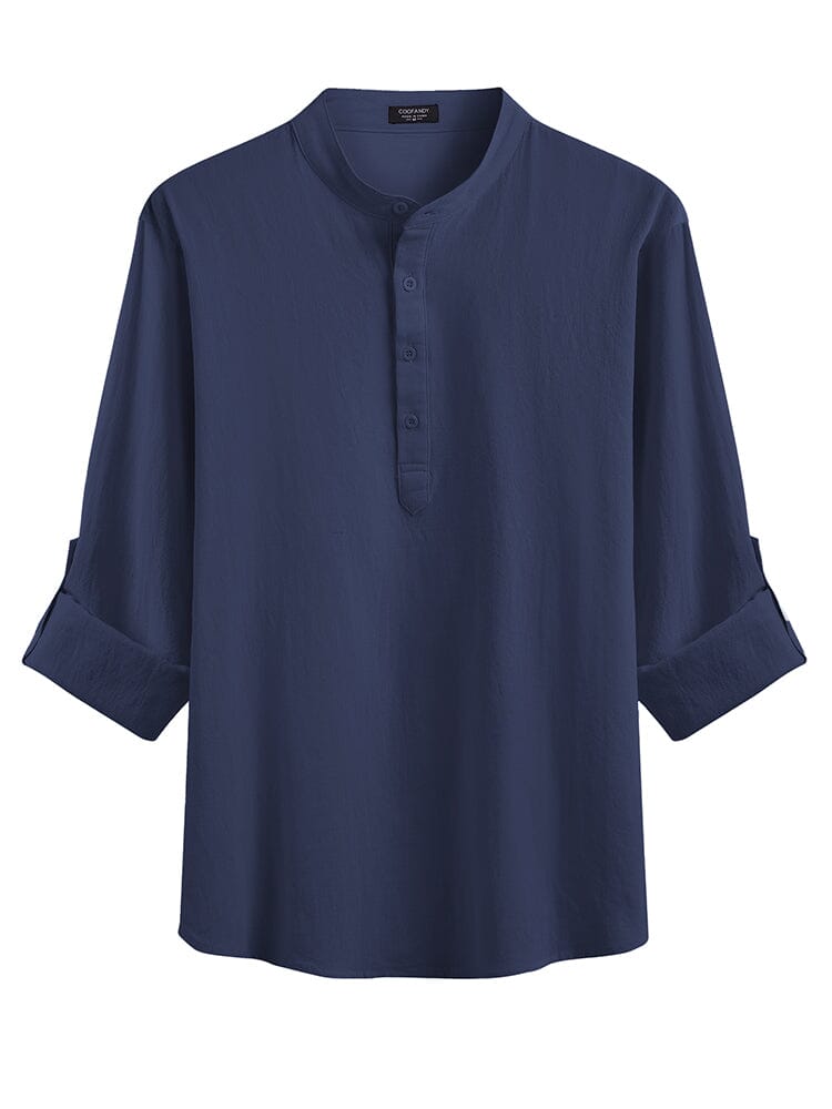 Casual 2-Delat Henley Skjortset