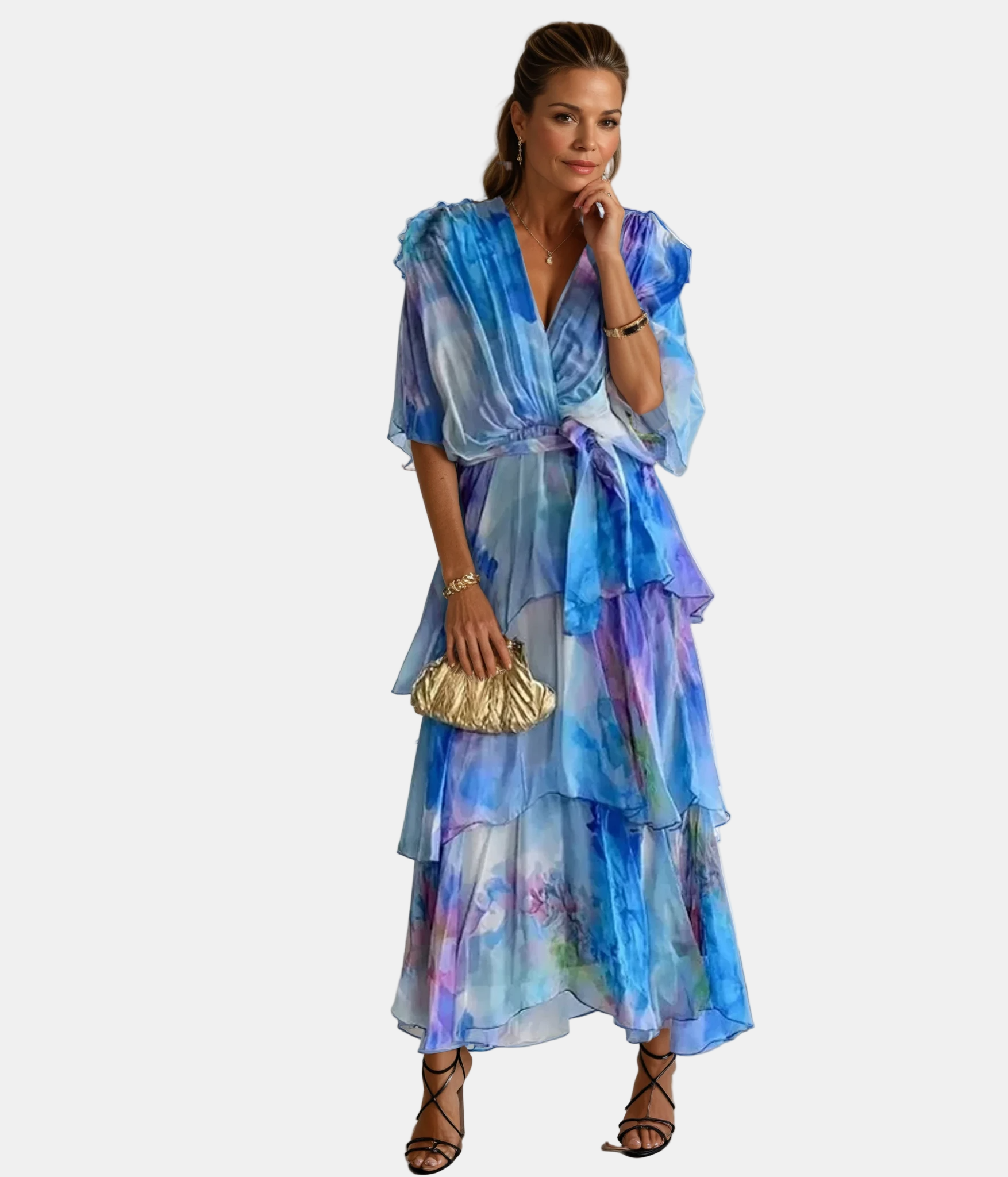 LORRAINE | ELEGANT V-NECK KLÄNNING