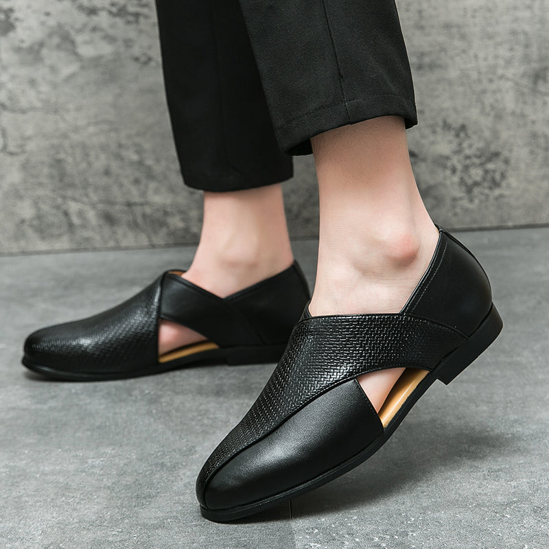 Vintage Läder Loafers