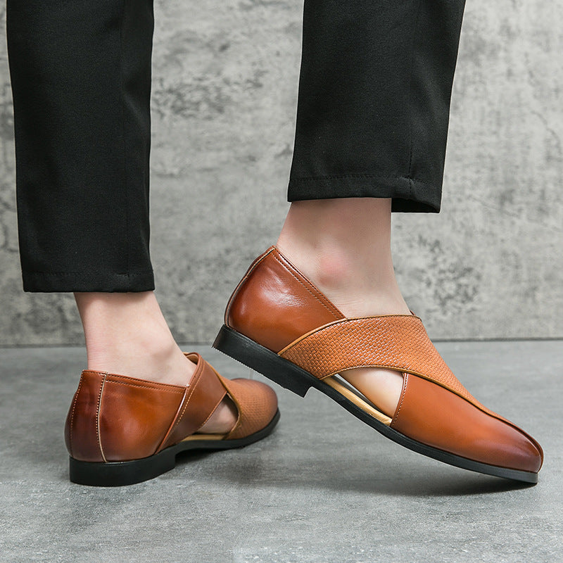 Vintage Läder Loafers