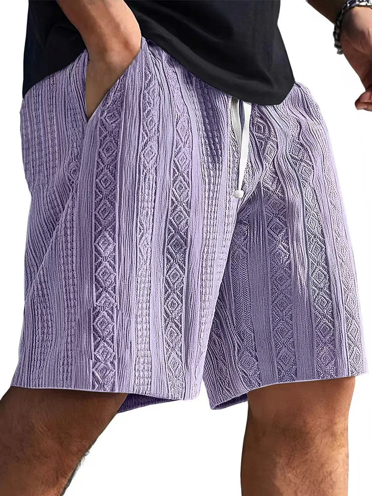 Leblanc™ | Texturerade Herrshorts