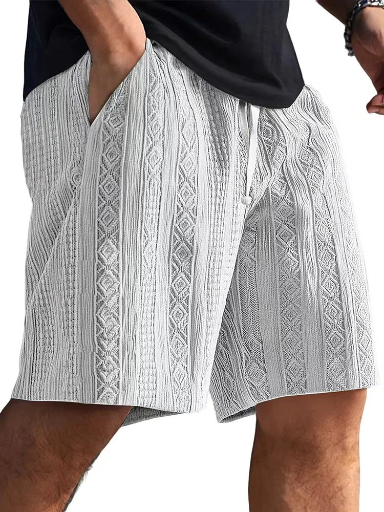 Leblanc™ | Texturerade Herrshorts