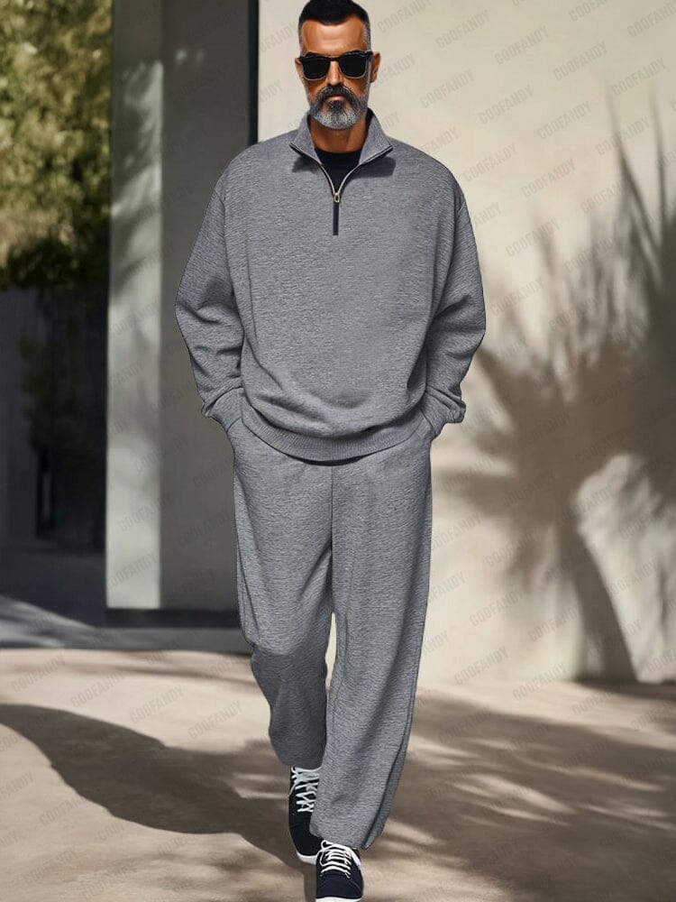 Athleisure Stående Krage 2-Delat Set
