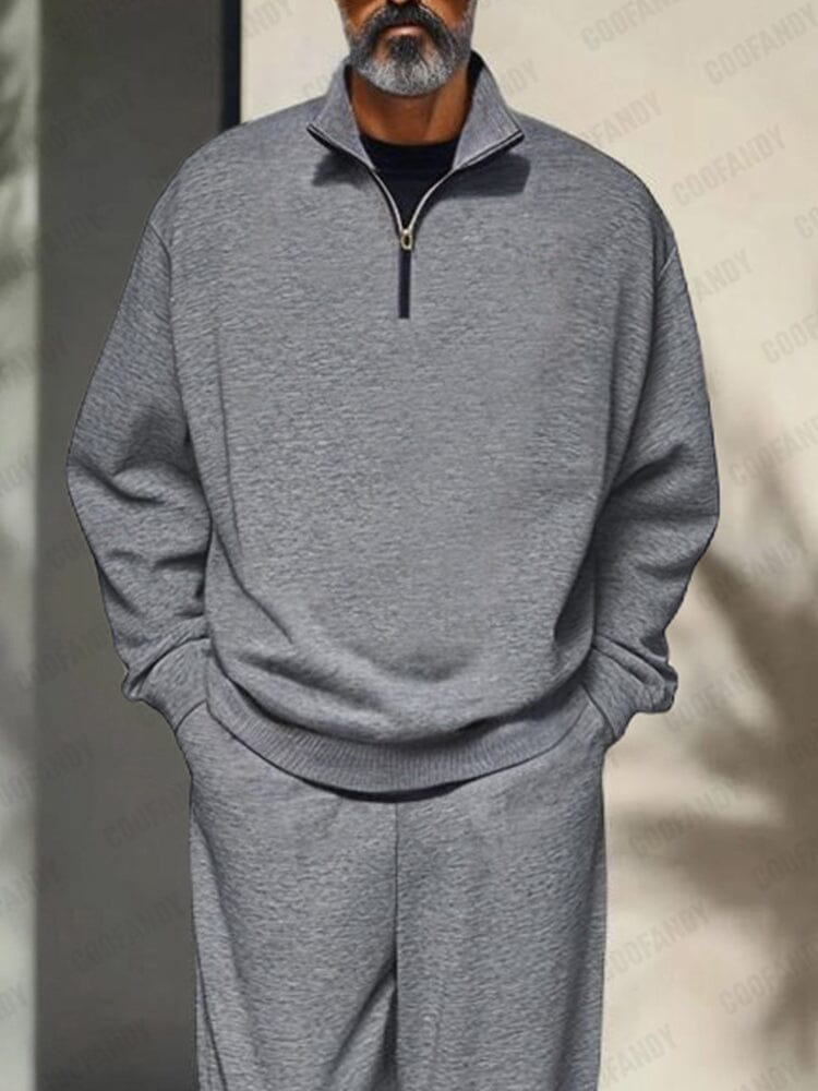 Athleisure Stående Krage 2-Delat Set