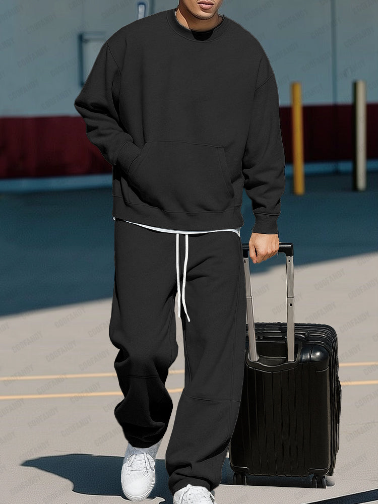 Mångsidigt Avslappnat Sweatshirt och Byxset