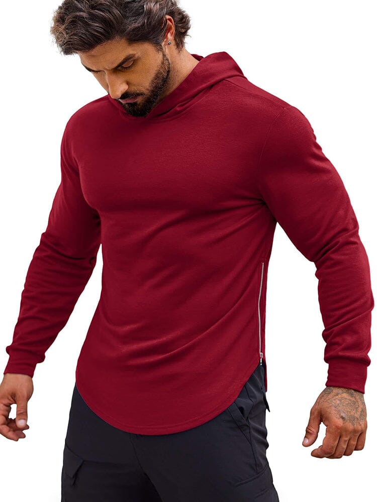 Workout Muscle Fit Bomullsblandad Hoodie