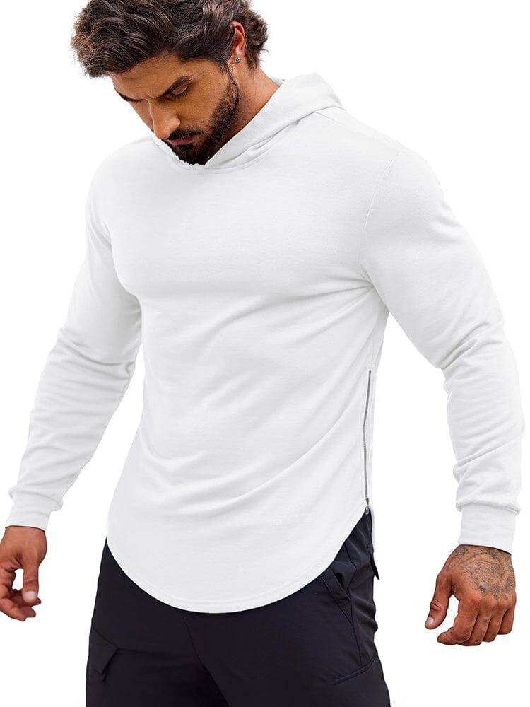 Workout Muscle Fit Bomullsblandad Hoodie