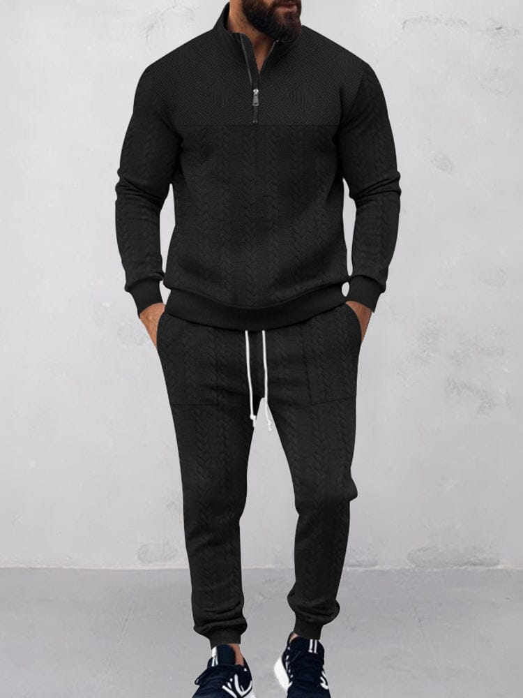 Modernt Jacquard Aktivt Kläder Set