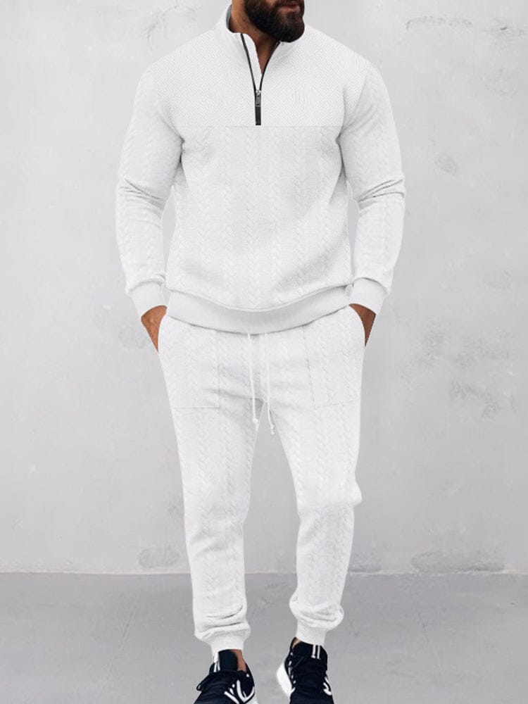 Modernt Jacquard Aktivt Kläder Set