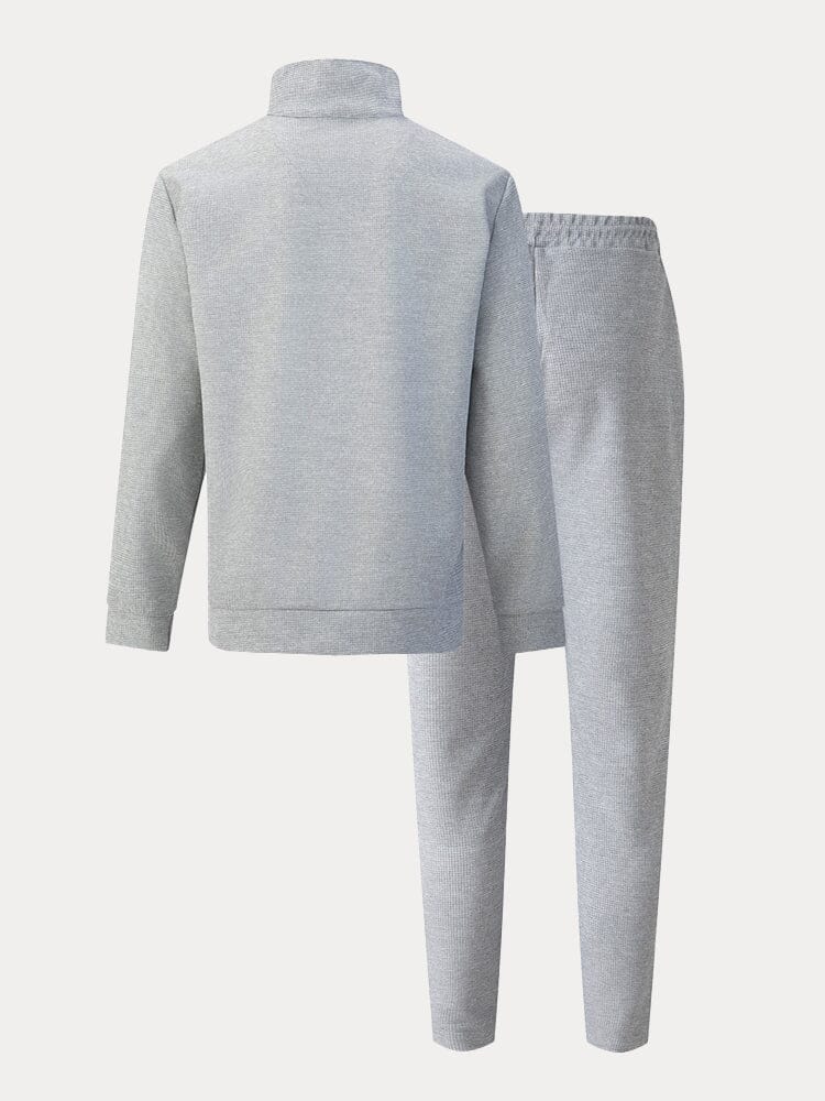 Athleisure Urban Fashion Waffle Matchande Set