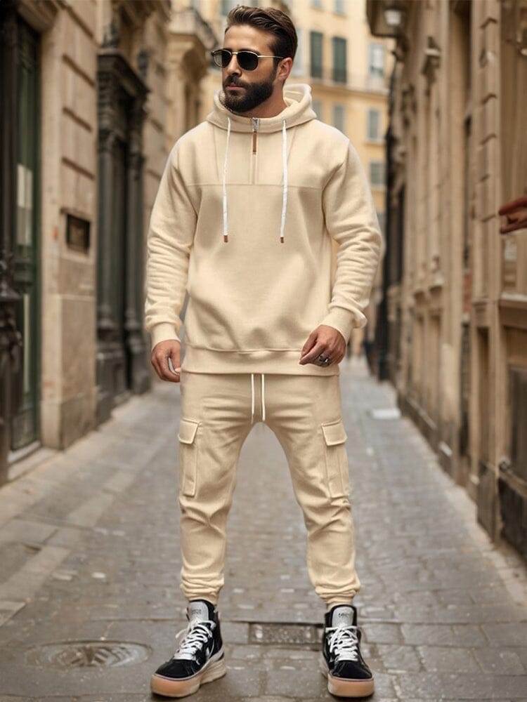 Mjukt Athleisure Hoodie och Byxset