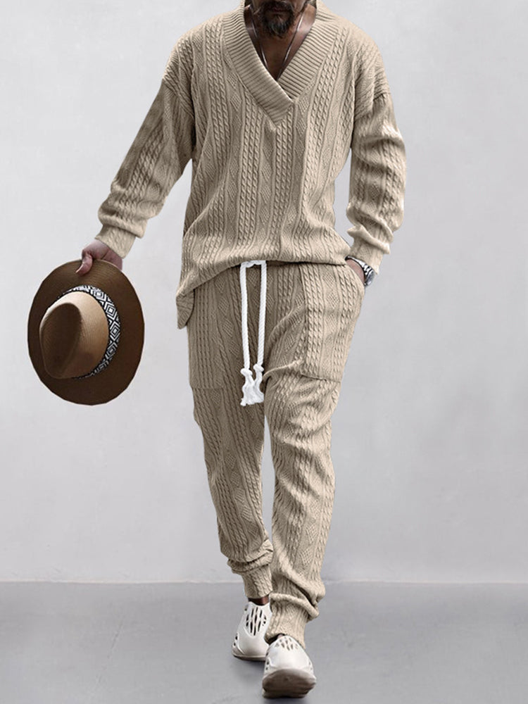 Athleisure Kabel Jacquard Set