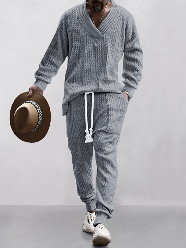 Athleisure Kabel Jacquard Set