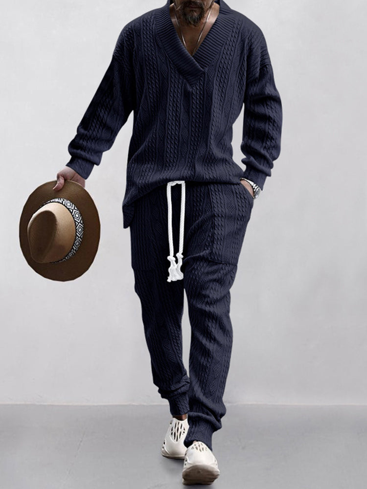 Athleisure Kabel Jacquard Set