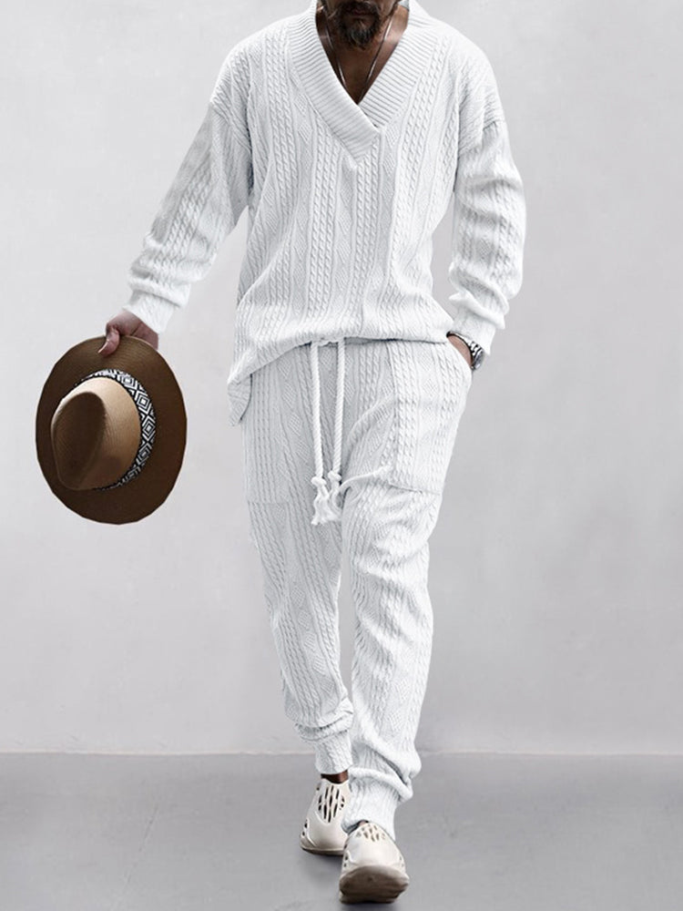 Athleisure Kabel Jacquard Set