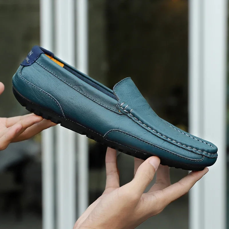 Vintage Läder Loafers
