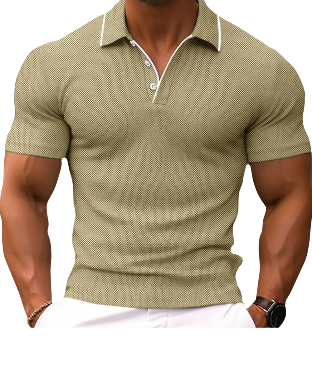 Slim Fit Pikétröja