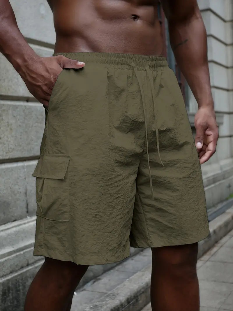 Leblanc™ | Andningsbara Shorts med Elastisk Midja
