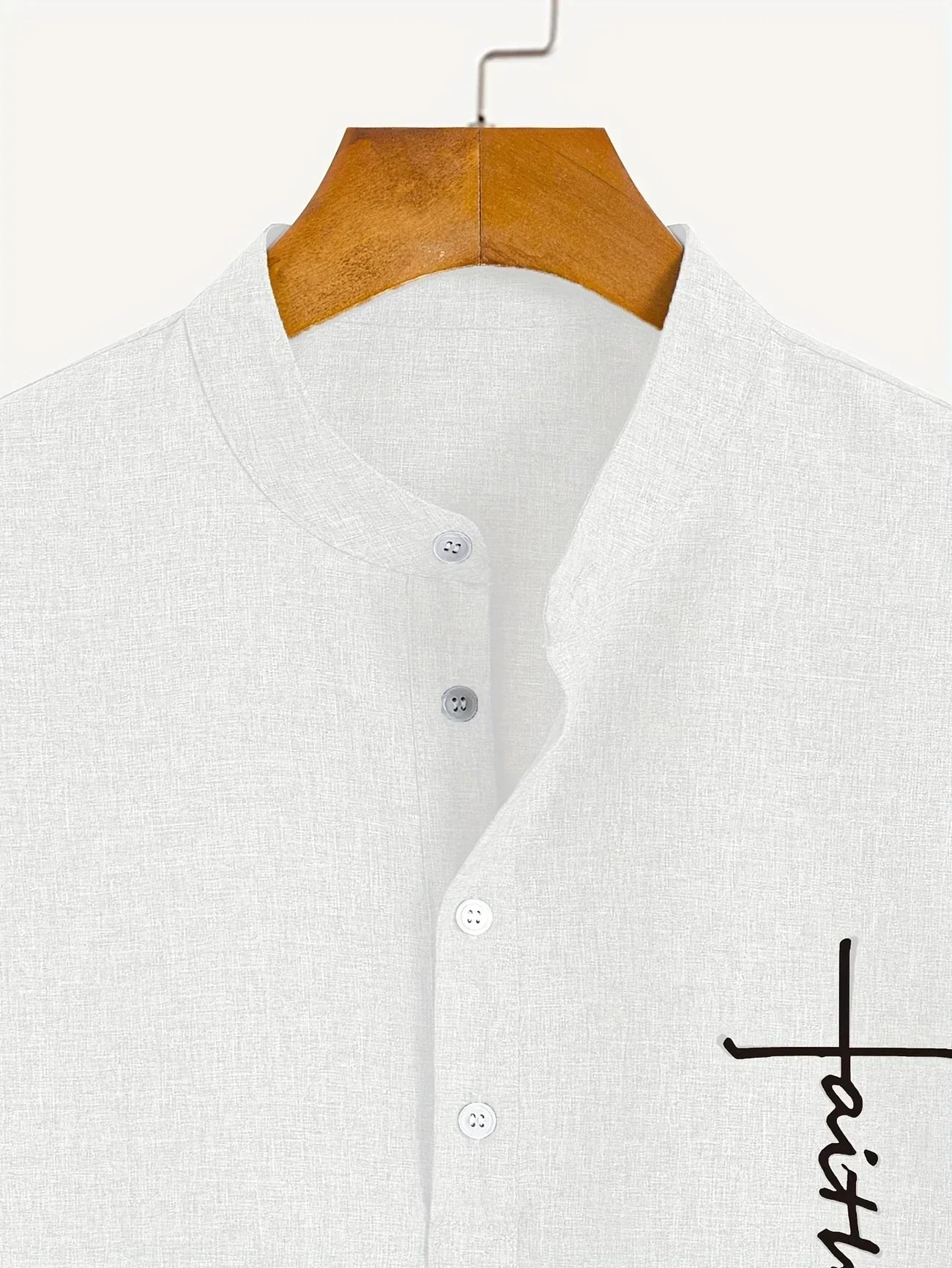 Leblanc™ | Elegant Kortärmd Skjorta med Ståkrage