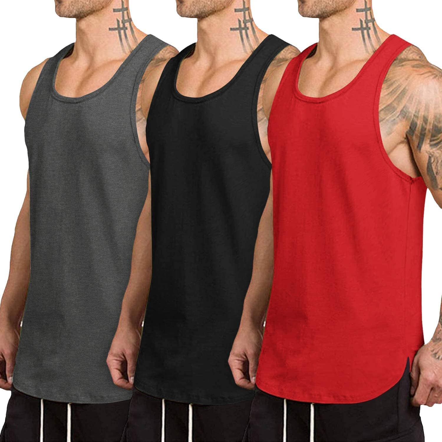 3-Pack Snabbtorkande Gym Väst