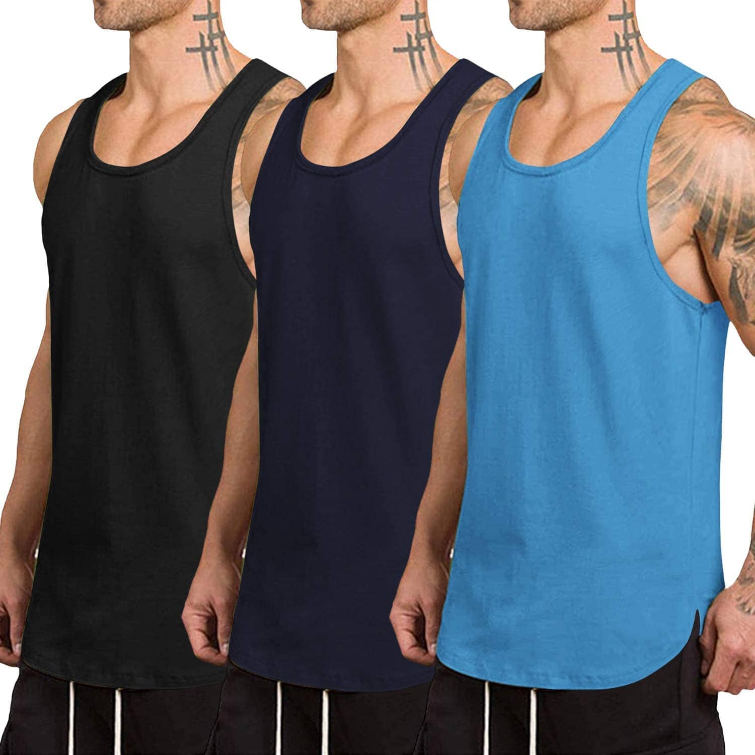 3-Pack Snabbtorkande Gym Väst