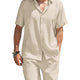 2-Delat Strand Guayabera Linneset