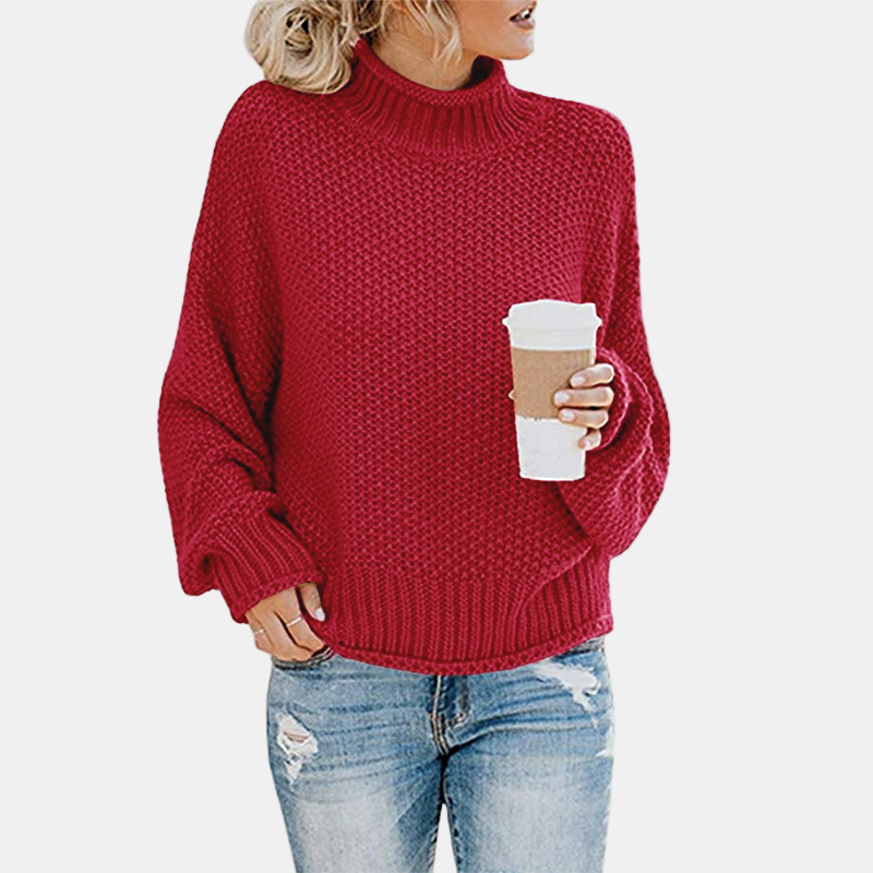 Jaselith | Mjuk Turtleneck Tröja