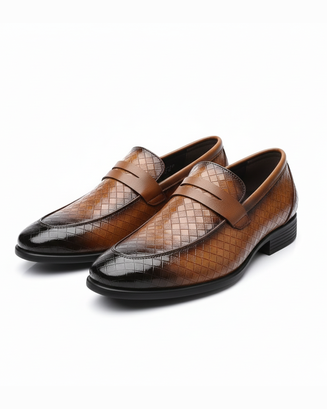 Corté Weave Läderloafers