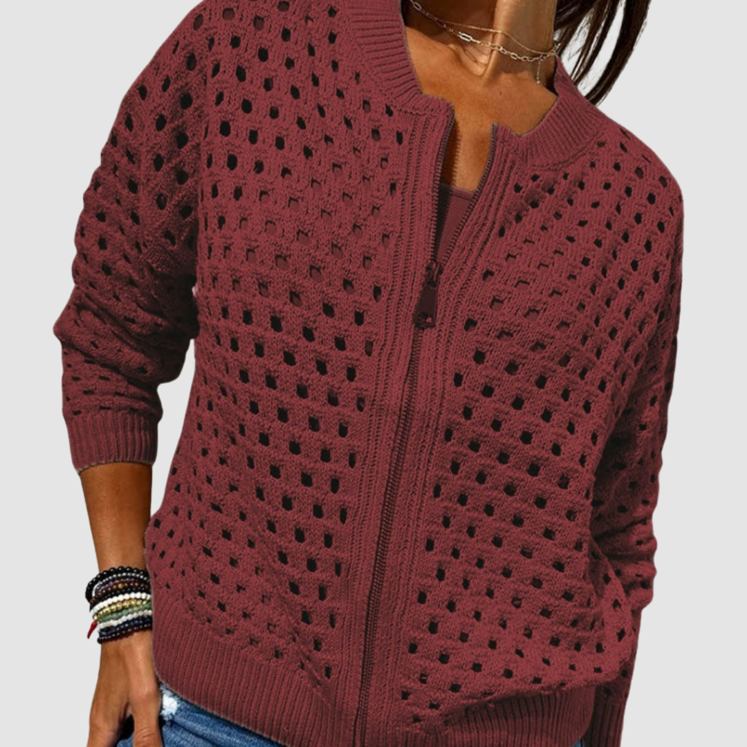 Desiree™ Premium-stickad kofta