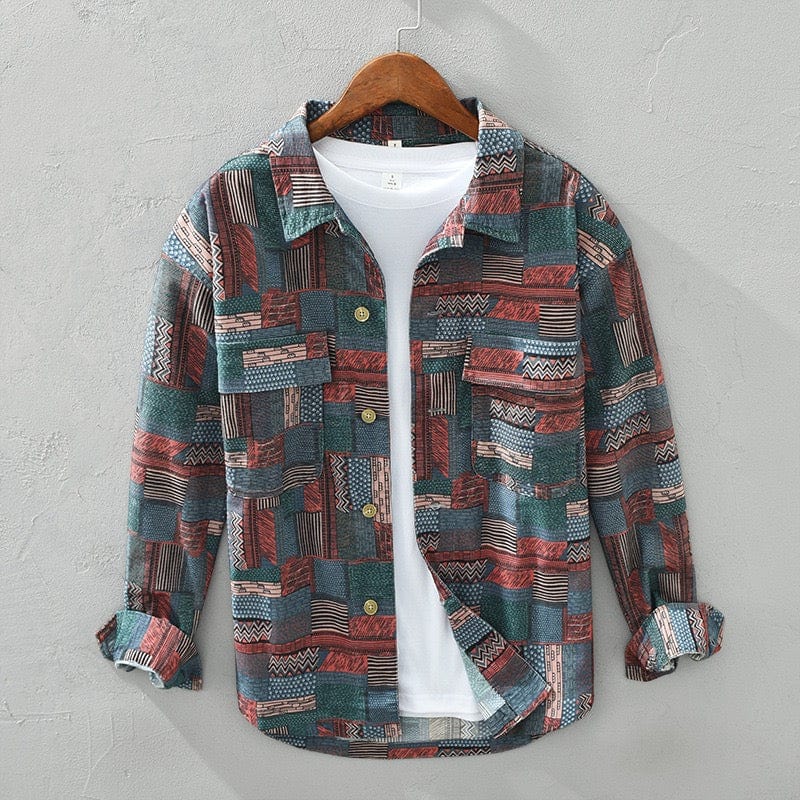 Alfredo Patchworkskjorta