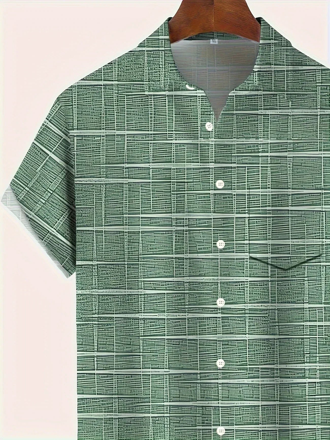 Leblanc™ | Elegant Randig och Rutig Skjorta