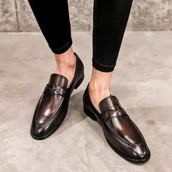 Chic Läder Loafers