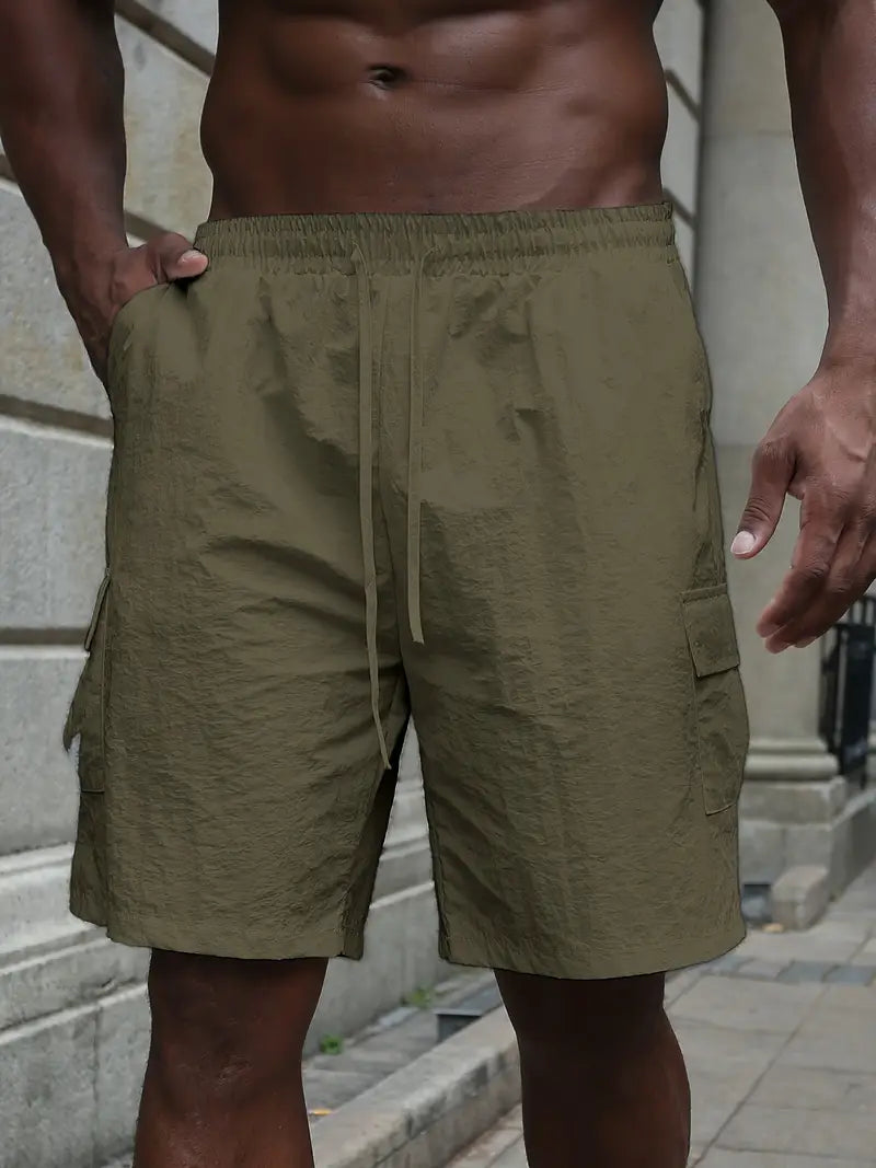 Leblanc™ | Andningsbara Shorts med Elastisk Midja