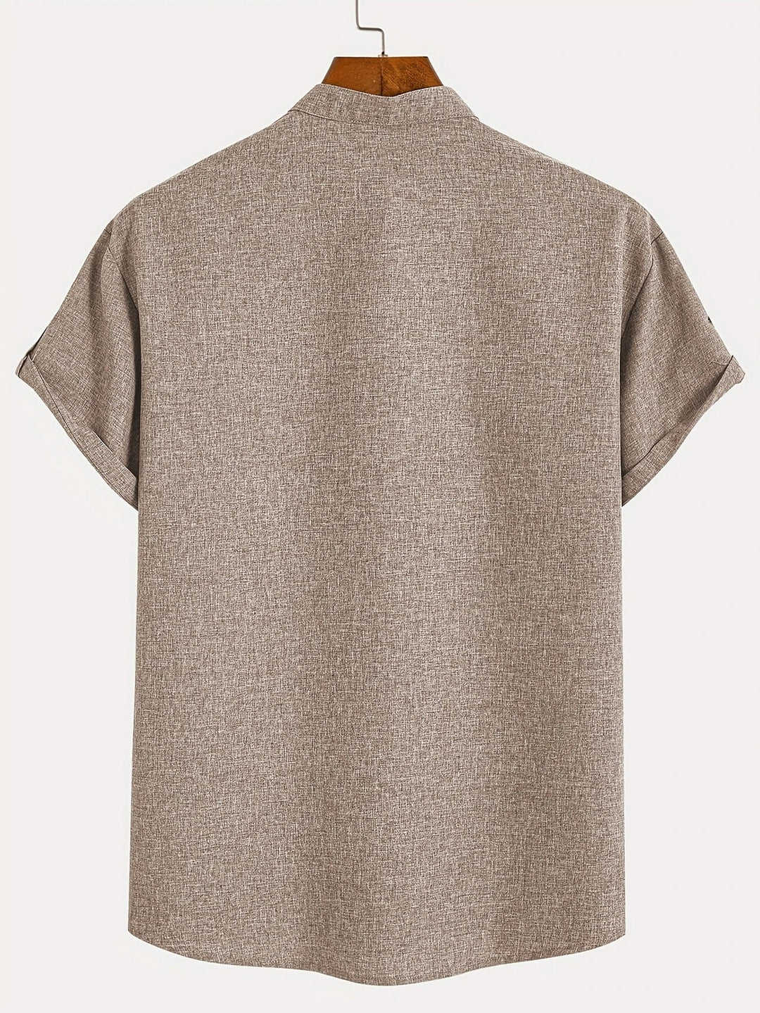 Leblanc™ | Elegant Kortärmd Skjorta med Ståkrage