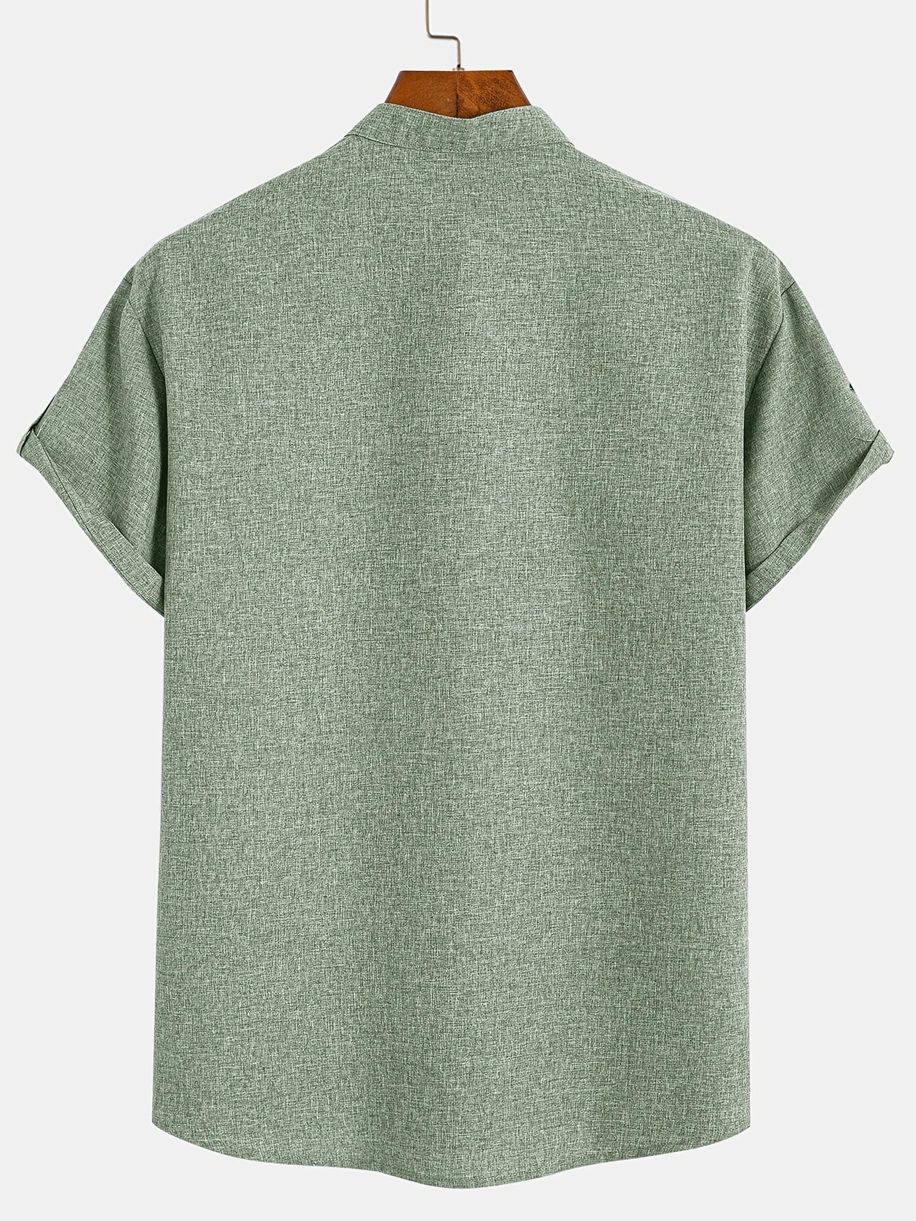 Leblanc™ | Elegant Kortärmd Skjorta med Ståkrage