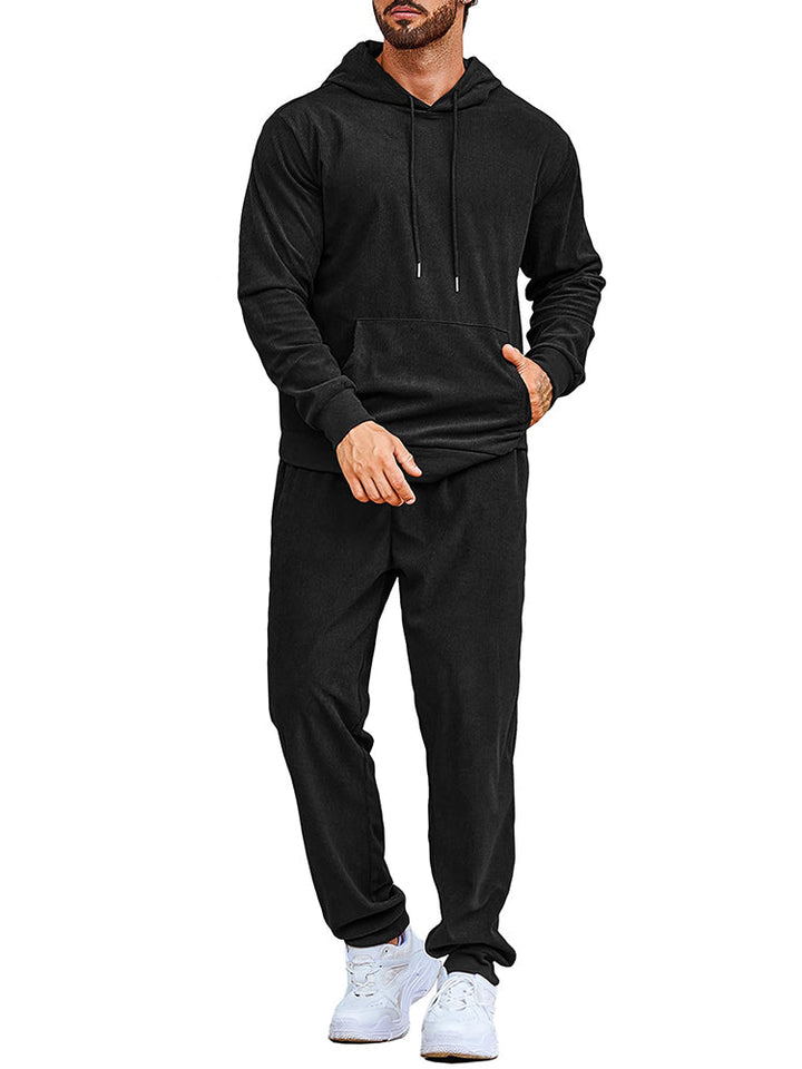 Casual Sport Hoodie Jogging Träningsset