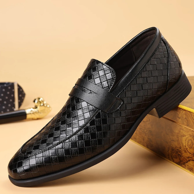 Corté Weave Läderloafers