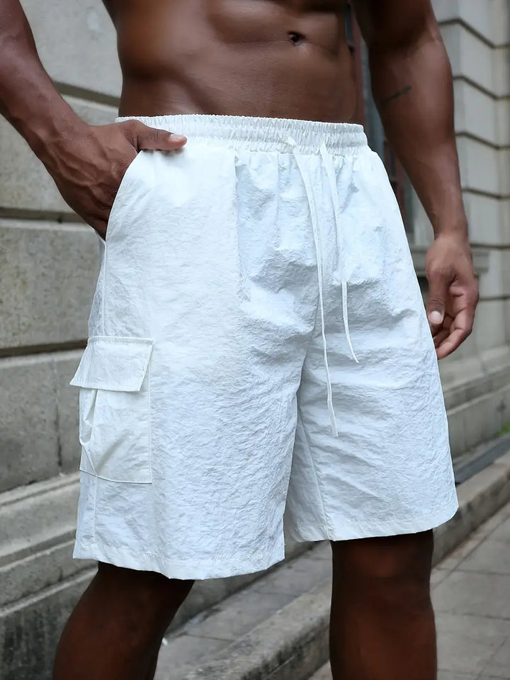 Leblanc™ | Andningsbara Shorts med Elastisk Midja