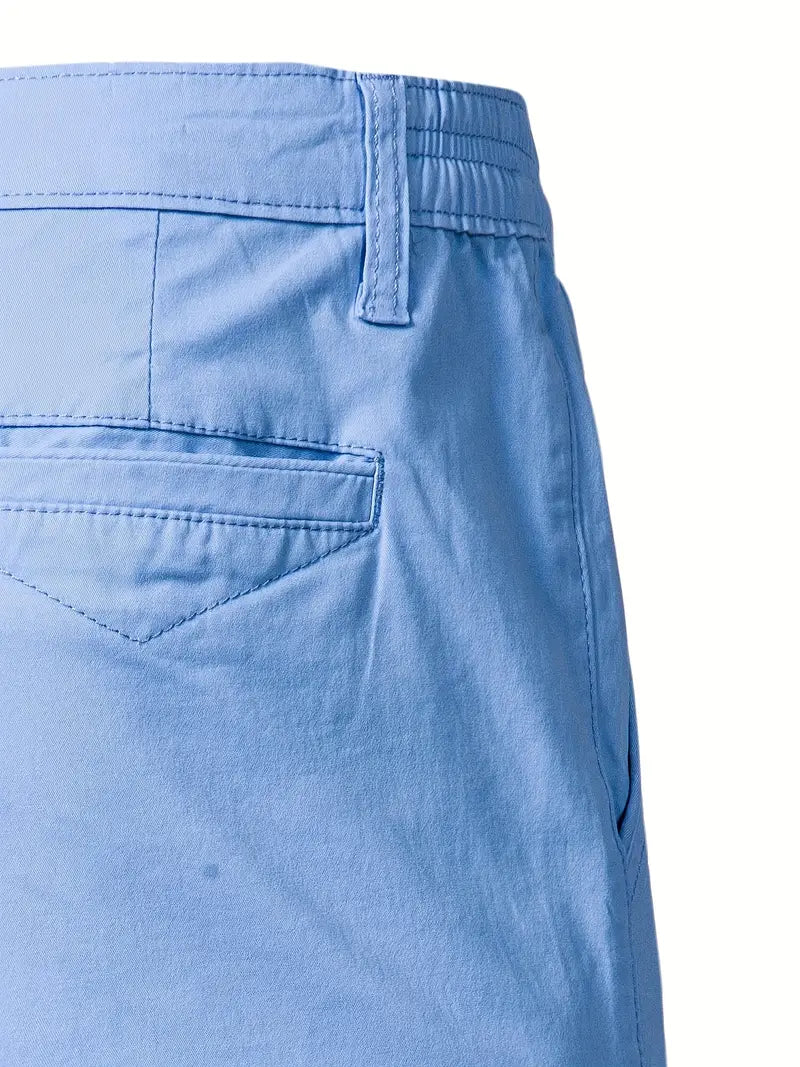 Leblanc™ | Bomullsshorts med Fickor