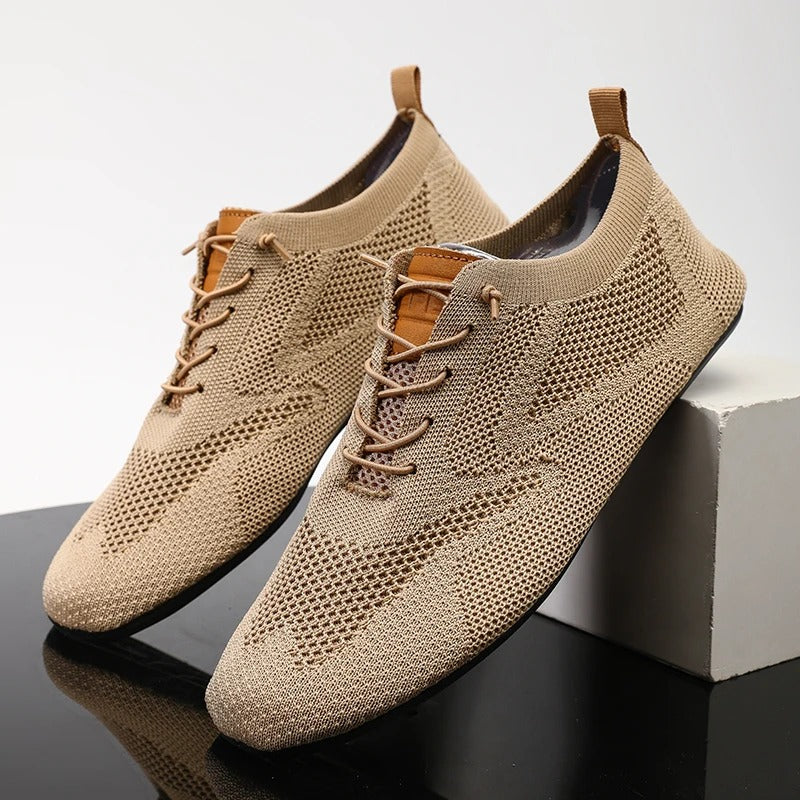 Mesh Knit Loafers