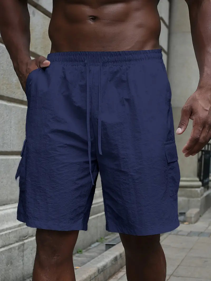 Leblanc™ | Andningsbara Shorts med Elastisk Midja