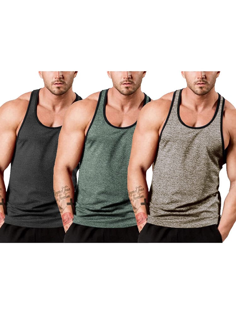 Herr 3-Pack Fitness Väst
