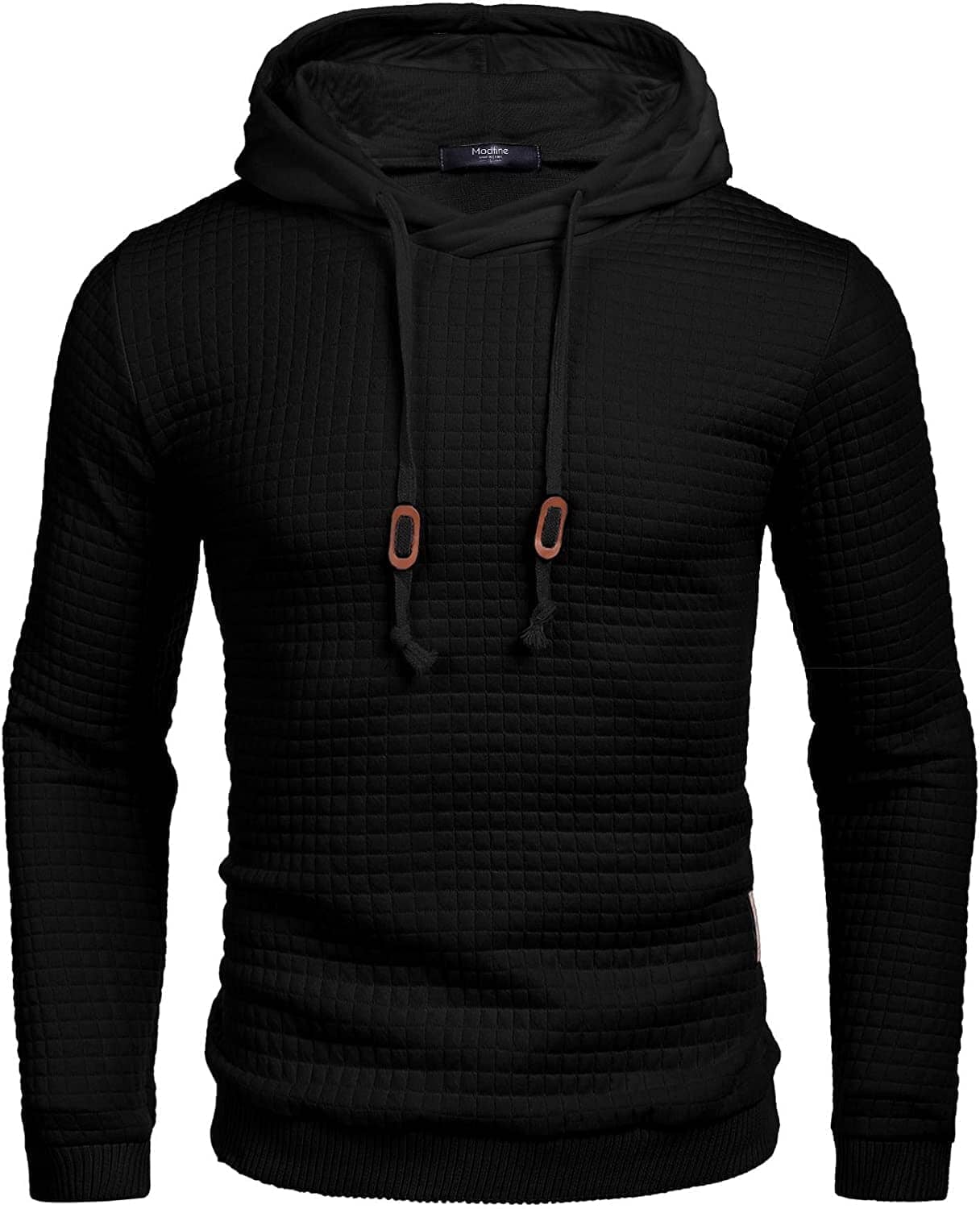 Gym Dragsnöre Rutig Jacquard Hoodie