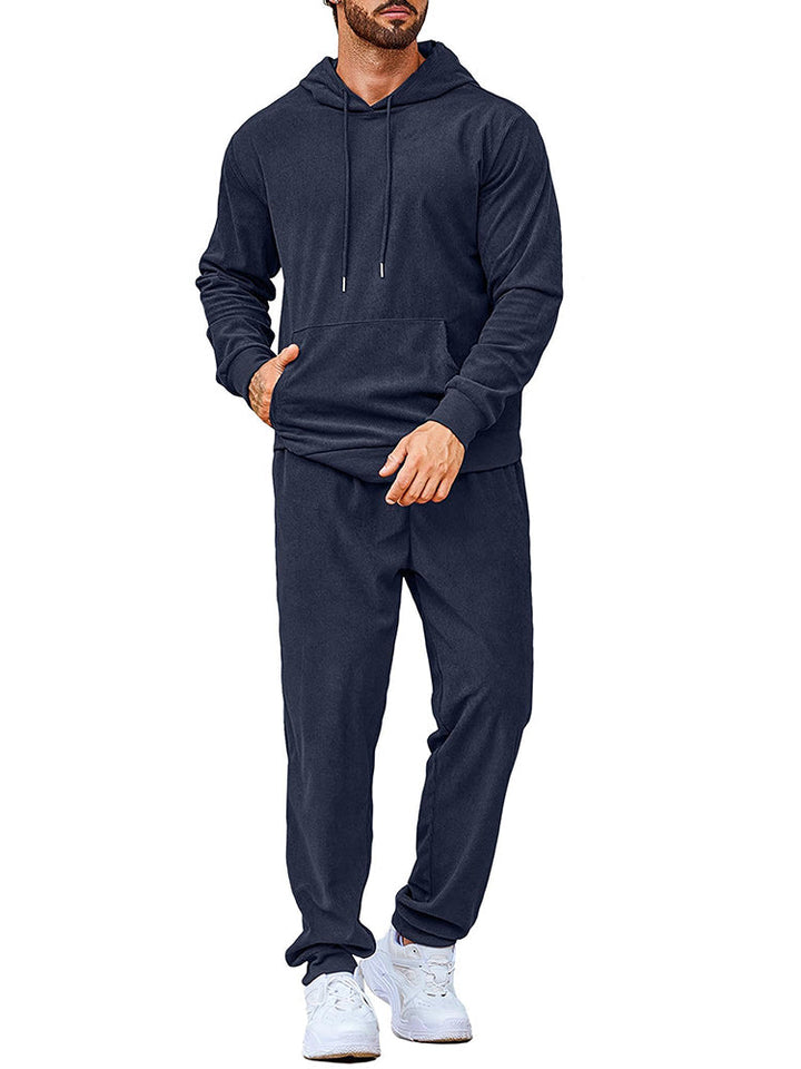 Casual Sport Hoodie Jogging Träningsset