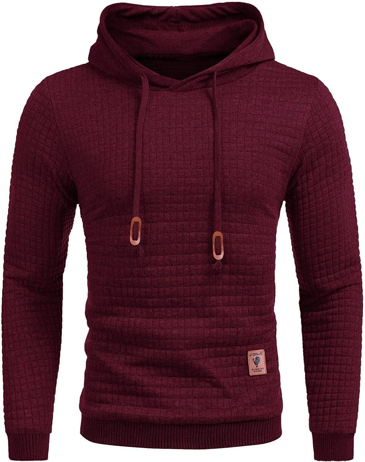 Gym Dragsnöre Rutig Jacquard Hoodie